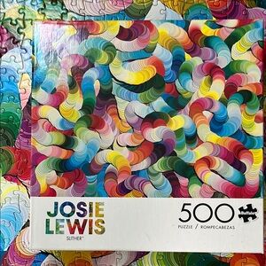 💟🧩500 piece Buffalo “Slither” by Josie Lewis. Challenging fun. Poster. Complete.